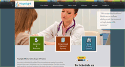 Desktop Screenshot of hopelightclinic.org